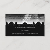 Razor blade lijst loyalty visitekaartje (Achterkant)