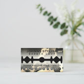 Razor blade lijst loyalty visitekaartje (Staand voorkant)