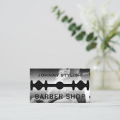 Razor blade-lijst visitekaartje (Staand voorkant)