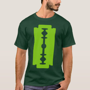 Razor Blade - Martian Green over Donker T-shirt