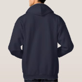 Razor Blade - Rood op Donker Hoodie (Achterkant)