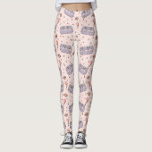 Razor Blade Semicolon Yami Kawaii Leggings (Voorkant)