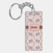 Razor Blade Semicolon Yami Kawaii Sleutelhanger (Voorkant Links)