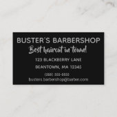 Razor Blade Visitekaartje (Achterkant)