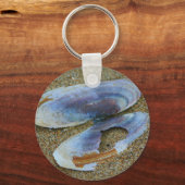 Razor Clam Shell, Oregon Sleutelhanger (Voorkant)