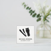 Razor- en Haarclippers Vierkante Visitekaartje (Staand voorkant)