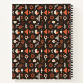 "Razor-Orb Rhythm: Citrus Void Vortex" Notitieboek (Achterkant)