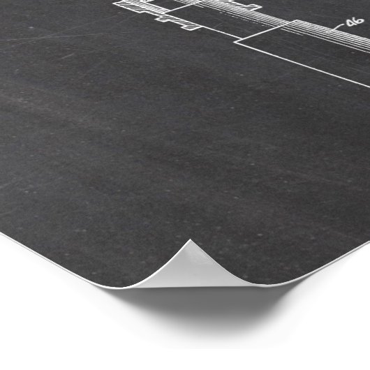 Razor Patent Poster (Hoek)