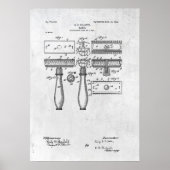 Razor Patent Print 1904 Poster (Voorkant)