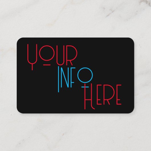 Razor Sharp Barber Shop Visitekaartjes (Achterkant)