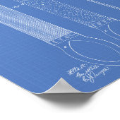 Razor Strop 1893 Patent Art Blueprint Poster (Hoek)