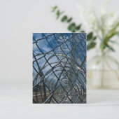 Razor wire, gevangenis briefkaart (Staand voorkant)