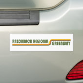 Razorback Regional Greenway Arkansas Bumpersticker (Op auto)