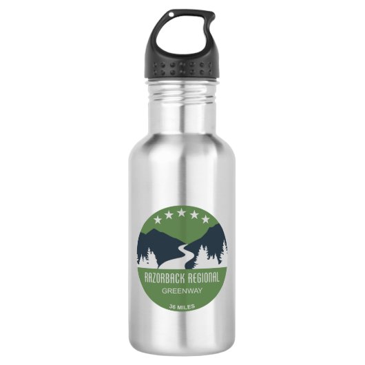 Razorback Regional Greenway Waterfles (Voorkant)