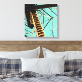 razorback - toren in eureka - bronnen canvas afdruk (Insitu (Slaapkamer))