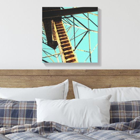 razorback - toren in eureka - bronnen canvas afdruk (Insitu (Slaapkamer))