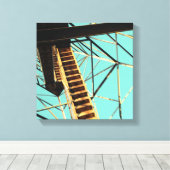 razorback - toren in eureka - bronnen canvas afdruk (Insitu (Houten vloer))