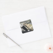 razorback - toren in eureka - bronnen vierkante sticker (Envelop)