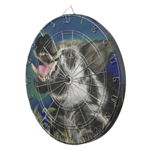 Razorback Warthog Hunting Dartbord (Voorkant Rechts)