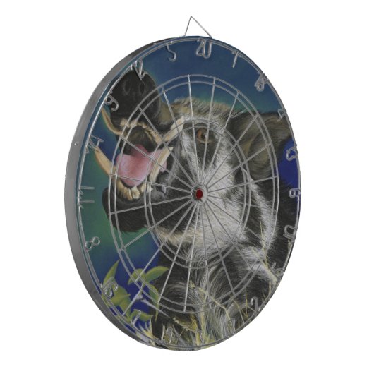 Razorback Warthog Hunting Dartbord (Voorkant Links)