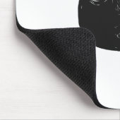 Razorback Wild Boar Scratchboard Muismat (Hoek)