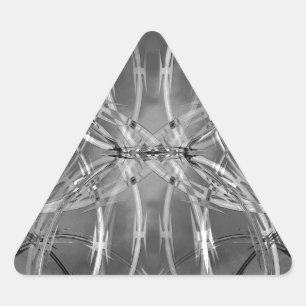 Razordraad tegen donkere wolken sticker