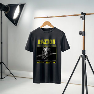 RAZTOR – Savage Tiger Alpha Warrior T-Shirt   Woed