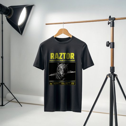 RAZTOR – Savage Tiger Alpha Warrior T-Shirt | Woed
