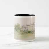 Razumovsky Palace (potlood & w/c) Tweekleurige Koffiemok (Center)