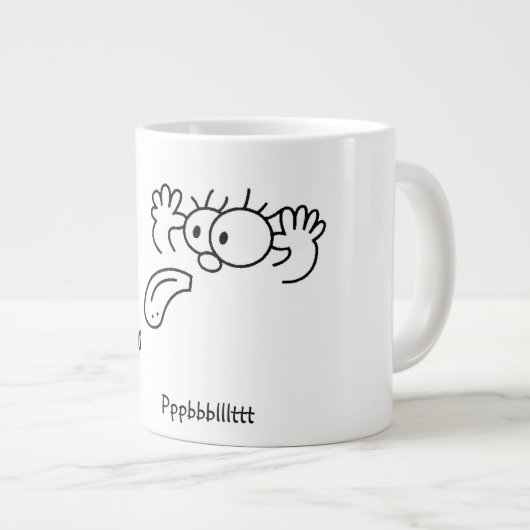 RazzBerry Jumbo Coffee Mok (Voorkant rechts)