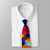 Razzle Dazzle Abstracte Necktie Stropdas (Gebonden)