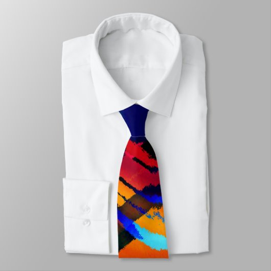 Razzle Dazzle Abstracte Necktie Stropdas (Gebonden)