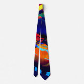 Razzle Dazzle Abstracte Necktie Stropdas (Achterkant)