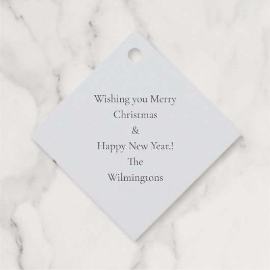 Razzle Dazzle Christmas Gift Label (Achterkant)