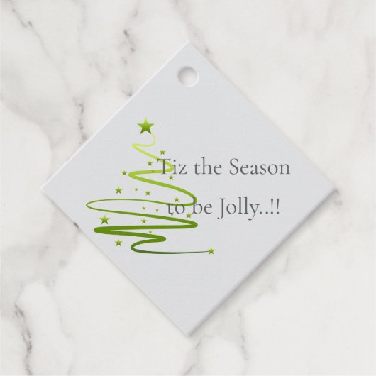 Razzle Dazzle Christmas Gift Label (Voorkant)