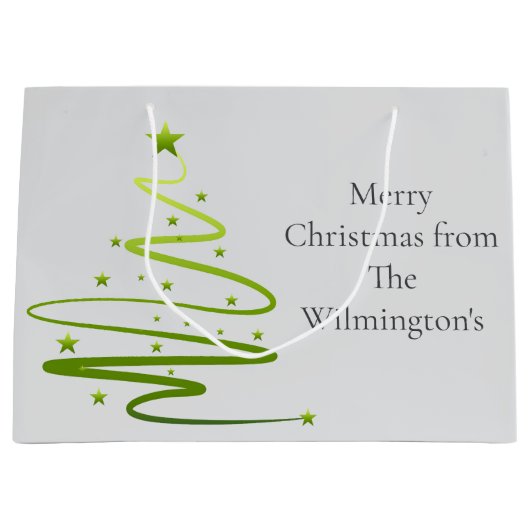 Razzle Dazzle Christmas Groot Cadeauzakje (Voorkant)