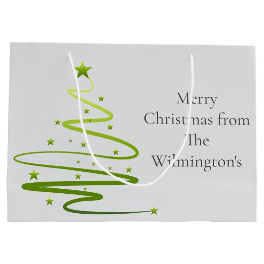 Razzle Dazzle Christmas Groot Cadeauzakje (Achterkant)