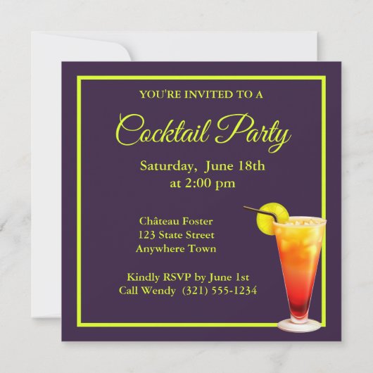 Razzle Dazzle Cocktail Mixer Mojito Party (Achterkant)