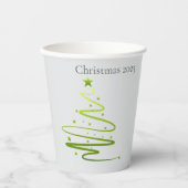 Razzle Dazzle Kerstfeest Papieren Bekers (Voorkant)