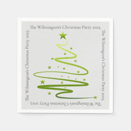 Razzle Dazzle Kerstfeest Servet (Voorkant)