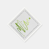 Razzle Dazzle Kerstfeest Servet (Hoek)