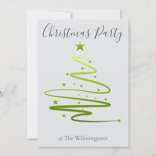 Razzle Dazzle kerstfeest uitnodiging (Voorkant)