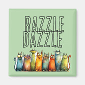 Razzle Dazzle Koelkastmagneet Magneet (Voorkant)