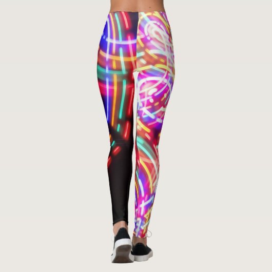 Razzle Dazzle Leggings door kunstenaar C.L. Bruin (Achterkant)