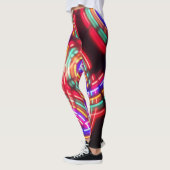 Razzle Dazzle Leggings door kunstenaar C.L. Bruin (Links)