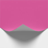 Razzle Dazzle Magenta Roze Kleuraccent Cadeaupapier (Hoek)