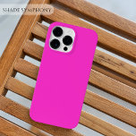 Razzle Dazzle Roos Een van de beste Solid Pink Sha Case-Mate iPhone 14 Pro Max Hoesje<br><div class="desc">Introductie van onze Roze Solid Phone Case - een elegant en duurzaam accessoire ontworpen om de stijl van uw smartphone aan te vullen en tegelijkertijd betrouwbare bescherming te bieden. Dit dunne hoesje is vervaardigd uit hoogwaardige materialen en garandeert een comfortabele grip en gemakkelijke toegang tot alle knoppen en poorten. De...</div>