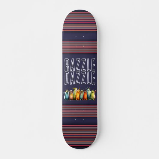 Razzle Dazzle Skateboard (Voorkant)