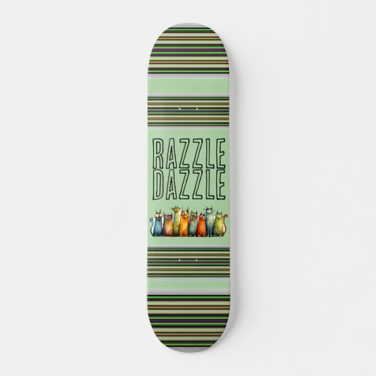 Razzle Dazzle Skateboard (Voorkant)