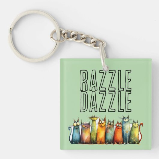 Razzle Dazzle Sleutelhanger (voorkant)